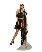 Load image into Gallery viewer, Black Kokum Scarf Dress