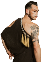 Load image into Gallery viewer, Charcoal One-Shoulder Jumpsuit
