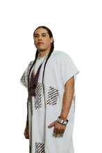 Load image into Gallery viewer, White &amp; Black Kaftan
