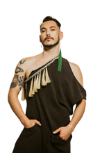 Load image into Gallery viewer, Charcoal One-Shoulder Jumpsuit
