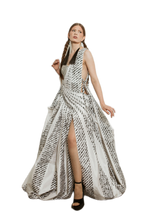 Load image into Gallery viewer, White and Black Dress
