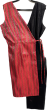 Load image into Gallery viewer, Look 10: twin dress/half dress, red and gold half
